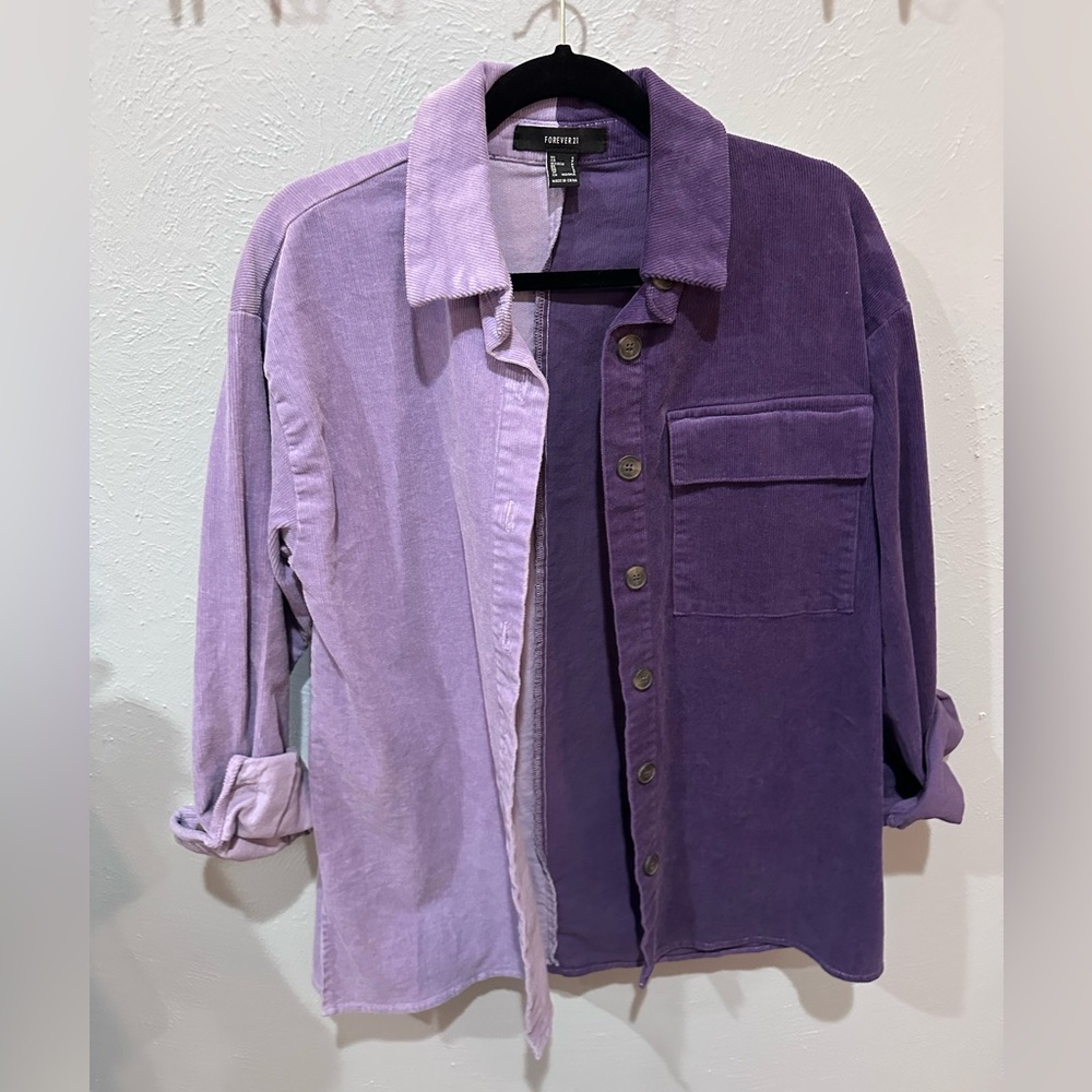 Purple Shacket Women